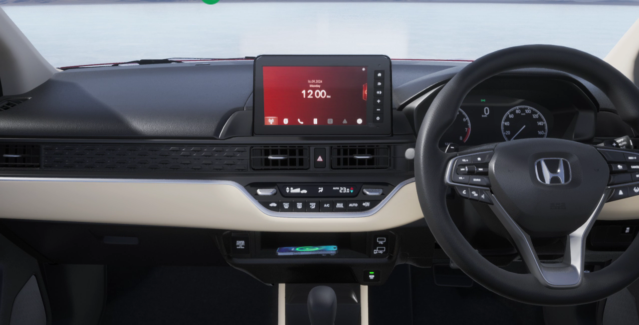 Honda Amaze VX 2026 Interior Layout